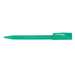 PENTEL R50 ROLLERBALL PEN FINE 0.8mm Green Box of 12
