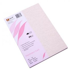 QUILL PARCHMENT CARD A4 176gsm Natural Pack of 50