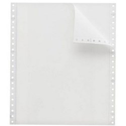 STOCKFORMS COMPUTER PAPER PLAIN 70GSM MARG PERF 279X241MM Box of 2000