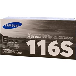 SAMSUNG MLT-D116S SU842A TONER CARTRIDGE BLACK UP TO 1,200 PAGE YIELD