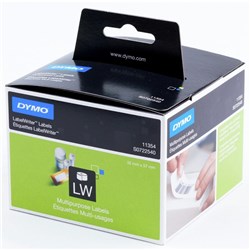 DYMO LABELWRITER LABELS MULTIPURPOSE (REMOVABLE) 57x32MM BX1000 S0722540