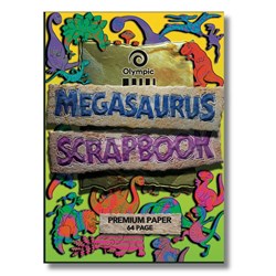OLYMPIC SCRAPBOOK 335mm x 240mm Megasaurus 90gsm 64 Page