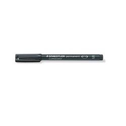 STAEDTLER 313 LUMOCOLOR MARKER PERMANENT SUPERFINE BLACK