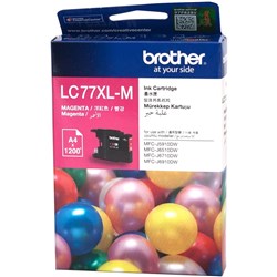 Brother LC-77XLM Ink Cartridge High Yield Magenta