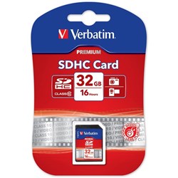 VERBATIM SDHC MEMORY CARD 32GB (CLASS 10)