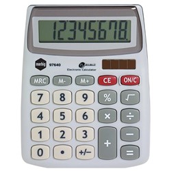 Marbig Desktop Compact Calculator 8 Digit Silver