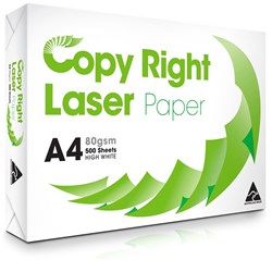 COPY RIGHT LASER PAPER A4 80gsm WHITE