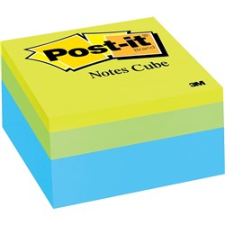 POST-IT 2054-PP NOTES ORIGINAL 400SHTS 76x76mm GREEN WAVE