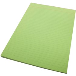 Quill Ruled Colour Bond Pad A4 70 Leaf Green