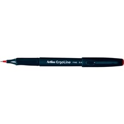 # ARTLINE 3400 ERGOLINE PEN FINELINE 0.4mm RED ***  CLEARANCE  ***