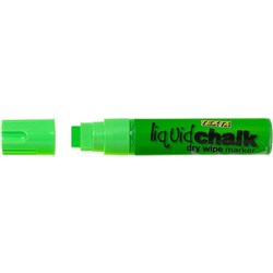 Texta Jumbo Liquid Chalk Marker Dry Wipe Chisel 15mm Green