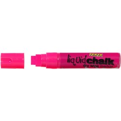 Texta Jumbo Liquid Chalk Marker Dry Wipe Chisel 15mm Pink