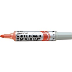 Pentel MWL5 Maxiflo Whiteboard Marker Bullet 2.1mm Pump It Red