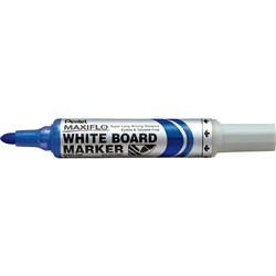 Pentel MWL5 Maxiflo Whiteboard Marker Bullet 2.1mm Pump It Blue