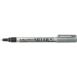 Artline 990XF Metallic Permanent Marker Fine Bullet 1.2mm Silver