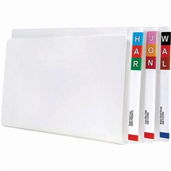 Avery Lateral Shelf Files With Tubeclip Fastener Foolscap White Box Of 100