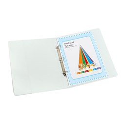 Marbig Clearview Insert Binder A3 3D Ring 32mm White