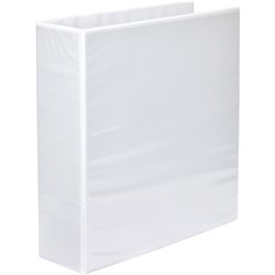 Marbig Clearview Insert Binder A4 2D Ring 65mm White