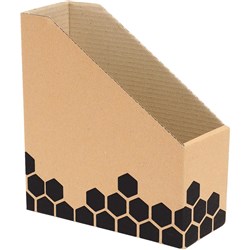 Marbig Enviro Magazine Box 104W x 254D x 280mmH Brown