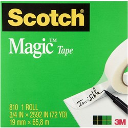 # SCOTCH 810 MAGIC TAPE 19mm x 66mtr