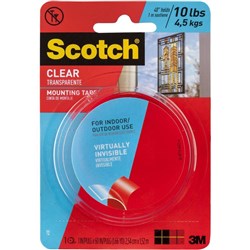 # SCOTCH 410H CLEAR MOUNTING TAPE 25.4MM X 1.51M