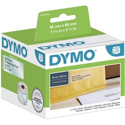 Dymo SD99013 Labelwriter Labels 36mmx89mm Large Address Clear Box of 260