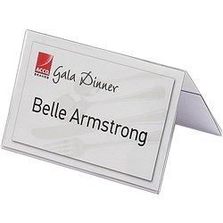 Rexel Name Plates 92 x 56mm Small Box Of 50