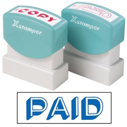 XStamper Stamp CX-BN 1357 Paid Blue