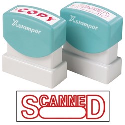 XStamper Stamp CX-BN 1197 Scanned With Date Red