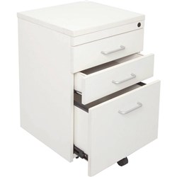 Rapidline Rapid Span Mobile Pedestal 2 Drawer 1 File 465W x 447D x 690mmH White