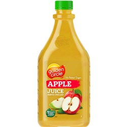 GOLDEN CIRCLE APPLE JUICE 2LT LONG LIFE NO ADDED SUGAR