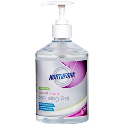 NORTHFORK HAND SANITISING GEL ALCOHOL FREE 500ML