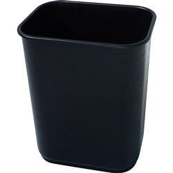 Jastek Rectangular Waste Bin 39 Litres Black
