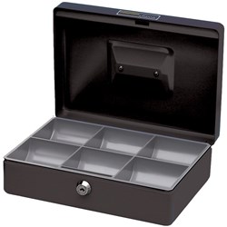 Esselte Classic Cash Box No.10 250x180x80mm Black
