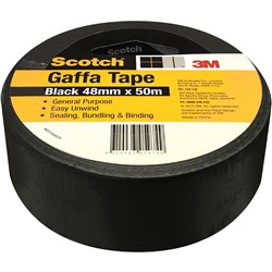 # SCOTCH UTILITY GAFFA TAPE 933-B-L 48mm x 50mtr BLACK