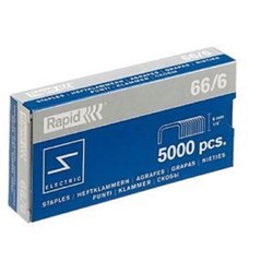 RAPID STAPLES 66/6 6mm BX5000