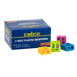 CELCO PLASTIC 2 HOLE SHARPENER