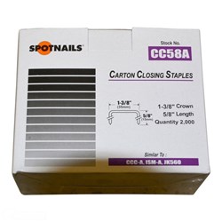 Spotnails CC58A 16mm Staples Box of 2000
