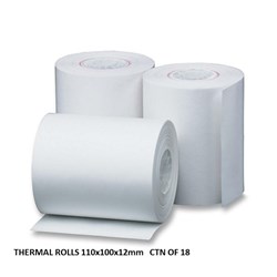 THERMAL ROLLS 110x100x12mm CTN6