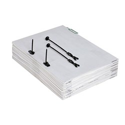 ARNOS POLYPOST PLASTIC PAPER BINDERS PK50