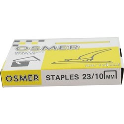 OSMER STAPLES HEAVY DUTY 23/10 BOX1000