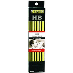 OSMER HB HEXAGONAL WOOD PENCIL BX12