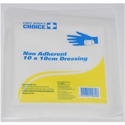 DRESSING NON ADHERENT 10CM X 10CM