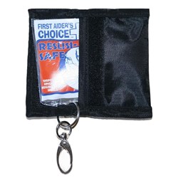 FIRST AIDERS CHOICE KEY RING CPR RESUSCITATION FACE MASK