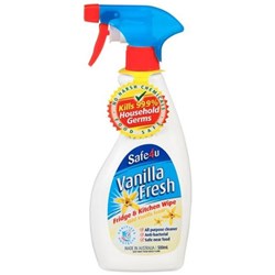 VANILLA FRIDGE WIPE AND DEODORIZER 500ml