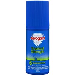 Aerogard Tropical Strength Insect Repellent Roll On 50ml