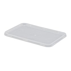 CAST AWAY PLASTIC RECTANGLE CONTAINER LID Pack of 50