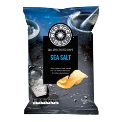 RED ROCK DELI CHIPS SEA SALT 165GM