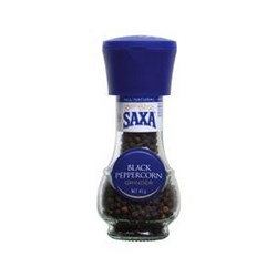 Saxa Black Peppercorn Grinder 45gm