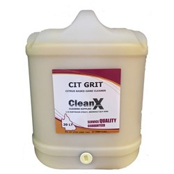 CIT GRIT HAND CLEANER 20L H/D LOTION WITH ORANGE